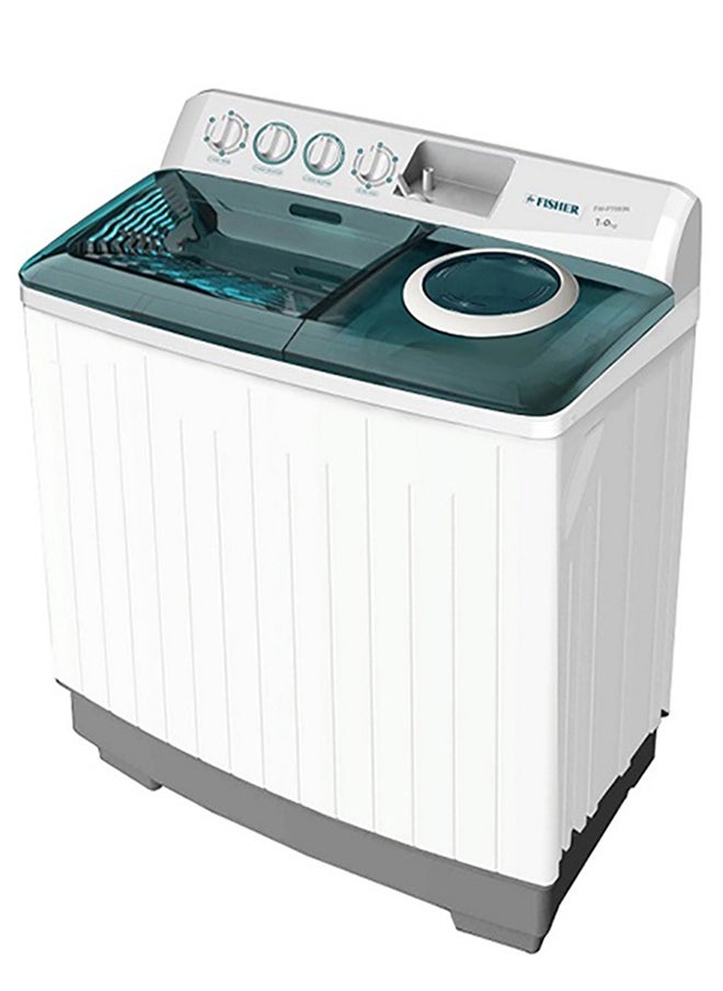 فيشر - غسالة ملابس بحوضين سعة 10 كجم | FW-P10000N - Image 1
