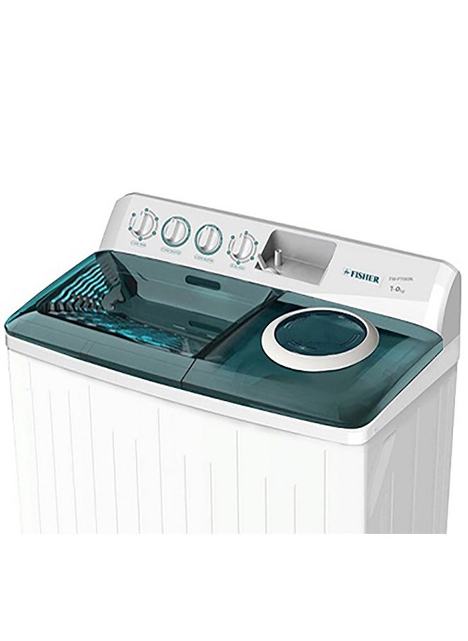 فيشر - غسالة ملابس بحوضين سعة 10 كجم | FW-P10000N - Image 1