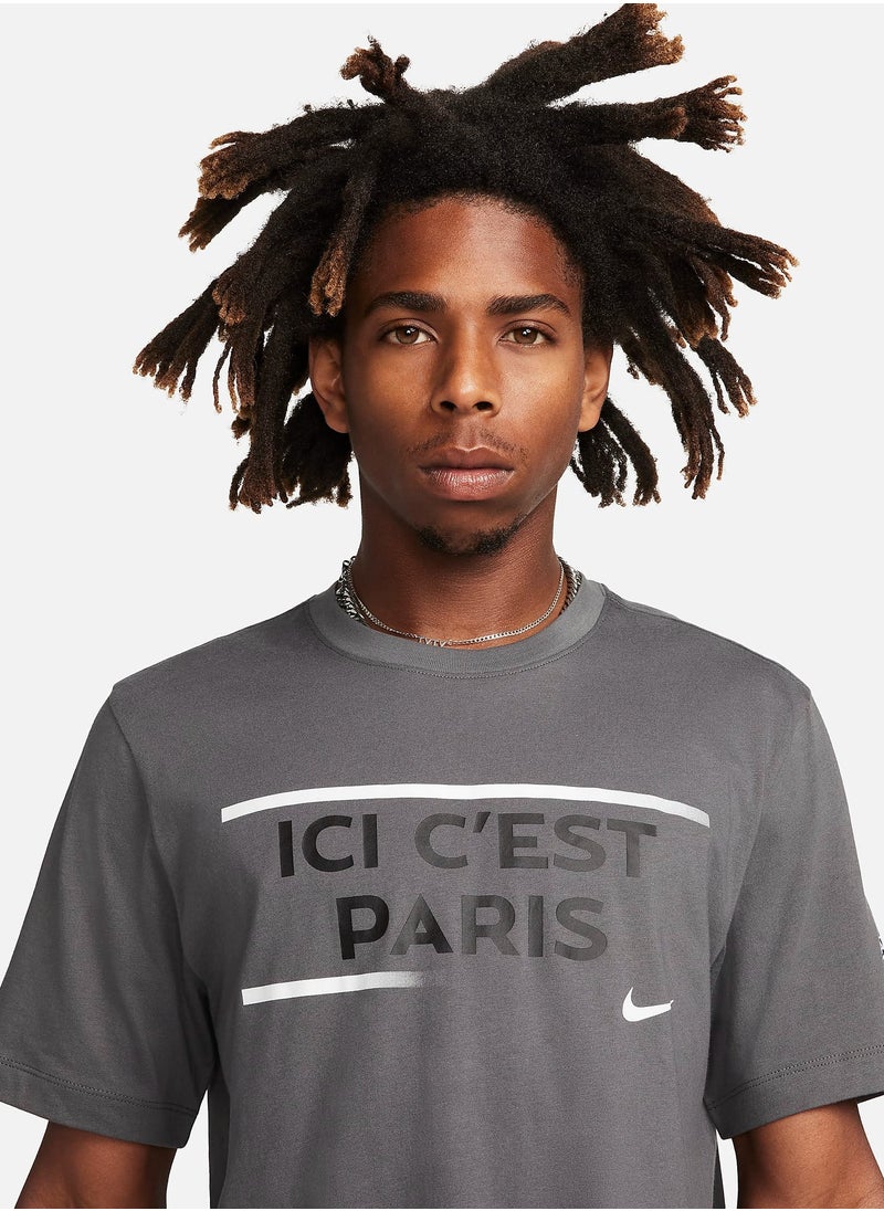 Nike - Paris Saint Germain Verbiage T-Shirt - Image 1