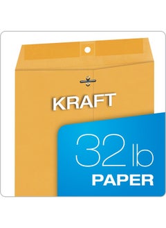 Quality Park 9" X 12" Clasp Envelopes Brown Kraft Gummed Flap 100/Box (Qua37790)  - Image 5