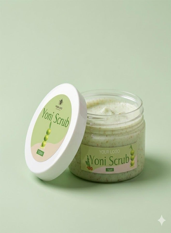 Premium Herbal Yoni Scrub for Women | Gentle Intimate Exfoliating Scrub | Deep Clean, Refresh & Smooth Sensitive Skin | Hydrating Feminine Hygiene Care | Mild Herbal Formula (1) - Image 1