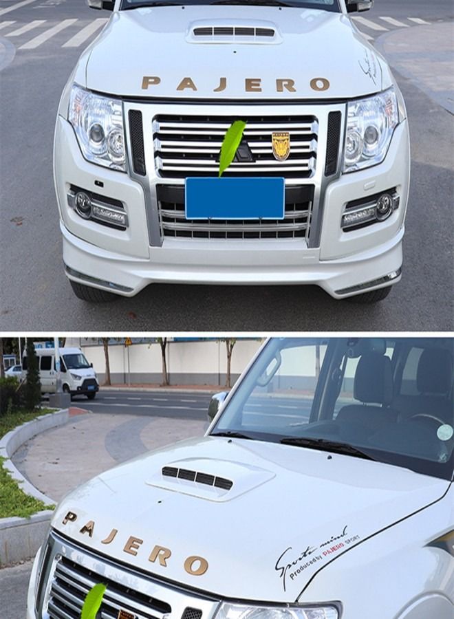 Generic Mitsubishi Pajero Bonnet Letter Gold  - Image 3