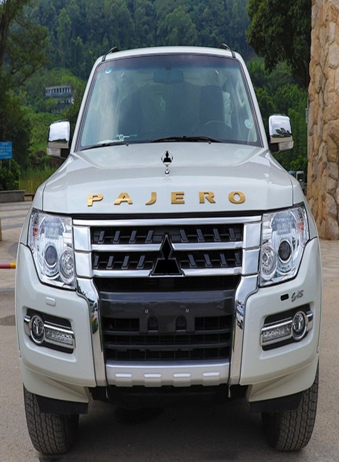 Generic Mitsubishi Pajero Bonnet Letter Gold  - Image 2