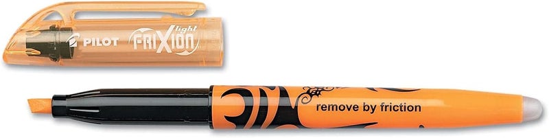 Pilot FriXion Light Erasable Highlighters, Chisel Tip, Orange Ink, 12-Pack - Image 2