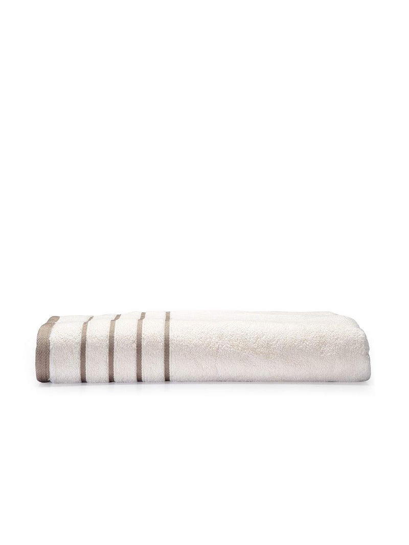 MarkHome 100 Cotton 500 GSM Zero Twist Anti Microbial Treated Simply Soft Ladies Towel Ivory - Image 3