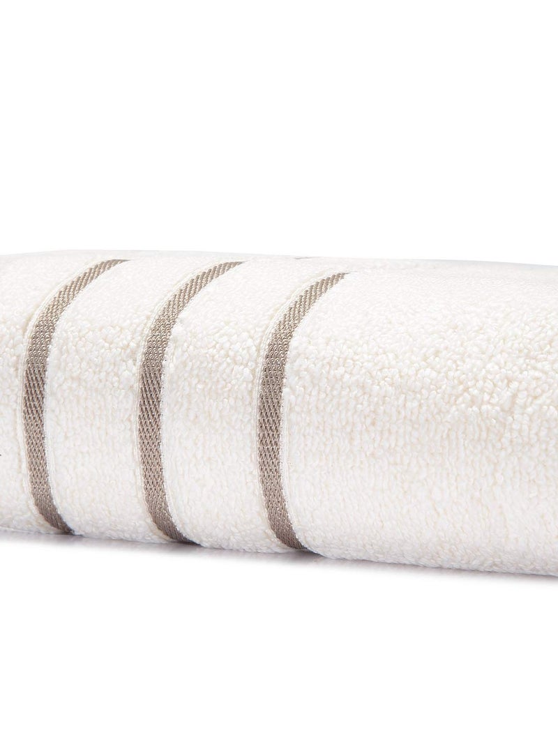 MarkHome 100 Cotton 500 GSM Zero Twist Anti Microbial Treated Simply Soft Ladies Towel Ivory - Image 2
