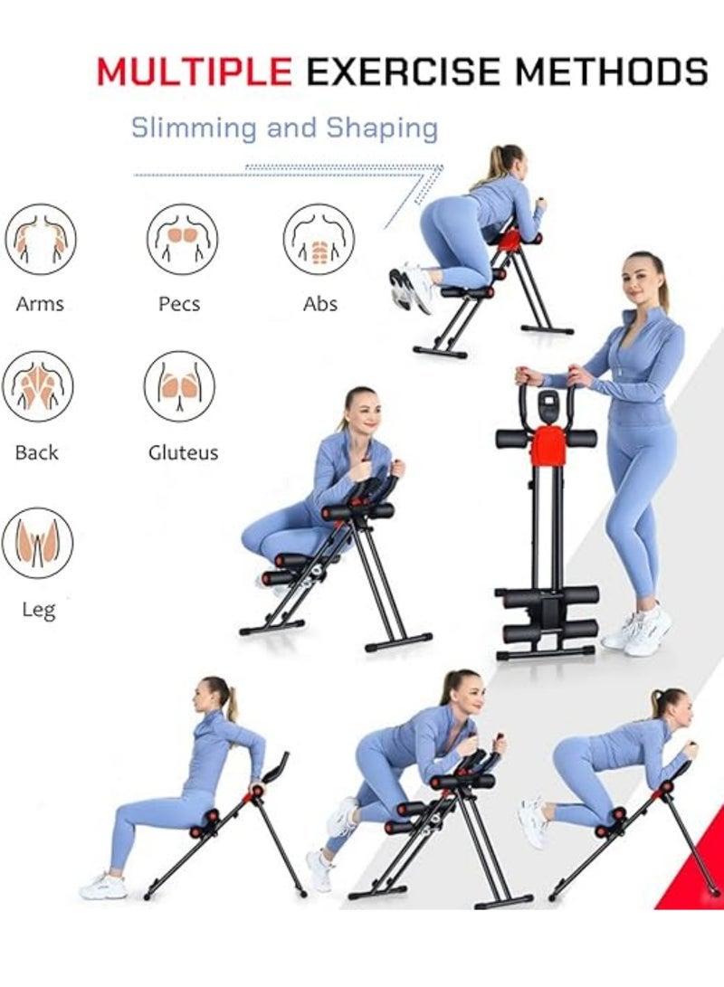 MAAS Abdominal Exerciser Foldable Home Fitness Equipment for Abdominal and Full Body Workout with LCD Display for Home Use - Image 2