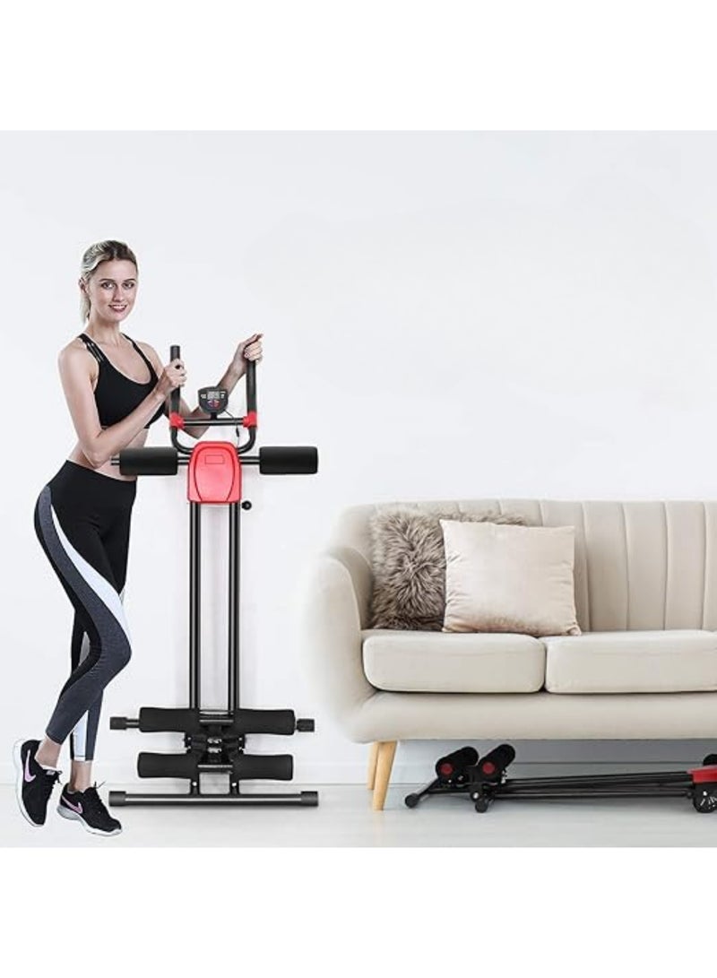 MAAS Abdominal Exerciser Foldable Home Fitness Equipment for Abdominal and Full Body Workout with LCD Display for Home Use - Image 5
