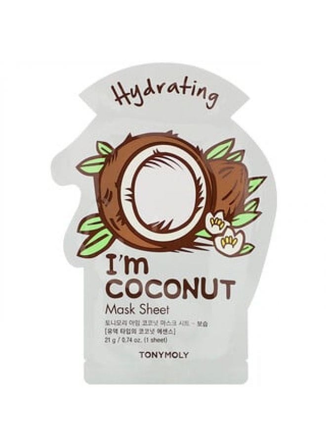 Tony Moly Tony Moly I'm Coconut Hydrating Beauty Mask Sheet 1 Sheet 0.74 oz (21 g) 