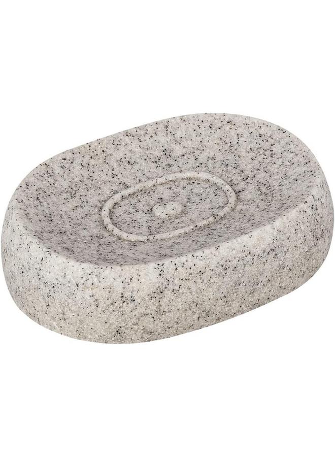 وينكو طبق صابون حمام متين من البولي ريزين من بورو، رمادي فاتح 22018100 - Image 3