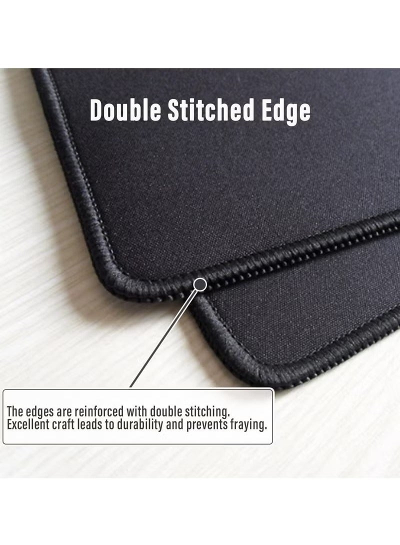 قاعدة ماوس كبيرة للألعاب، 80×30 سم، حواف مخيطة وسطح قماشي ناعم ظهر مطاطي مانعة للانزلاق، قاعدة ماوس مقاومة للماء بسمك 3 ملم - Image 5