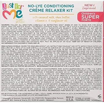Just for Me Nolye Conditioning creme relaxer kit Just for me SUPER FORTE - Image 3
