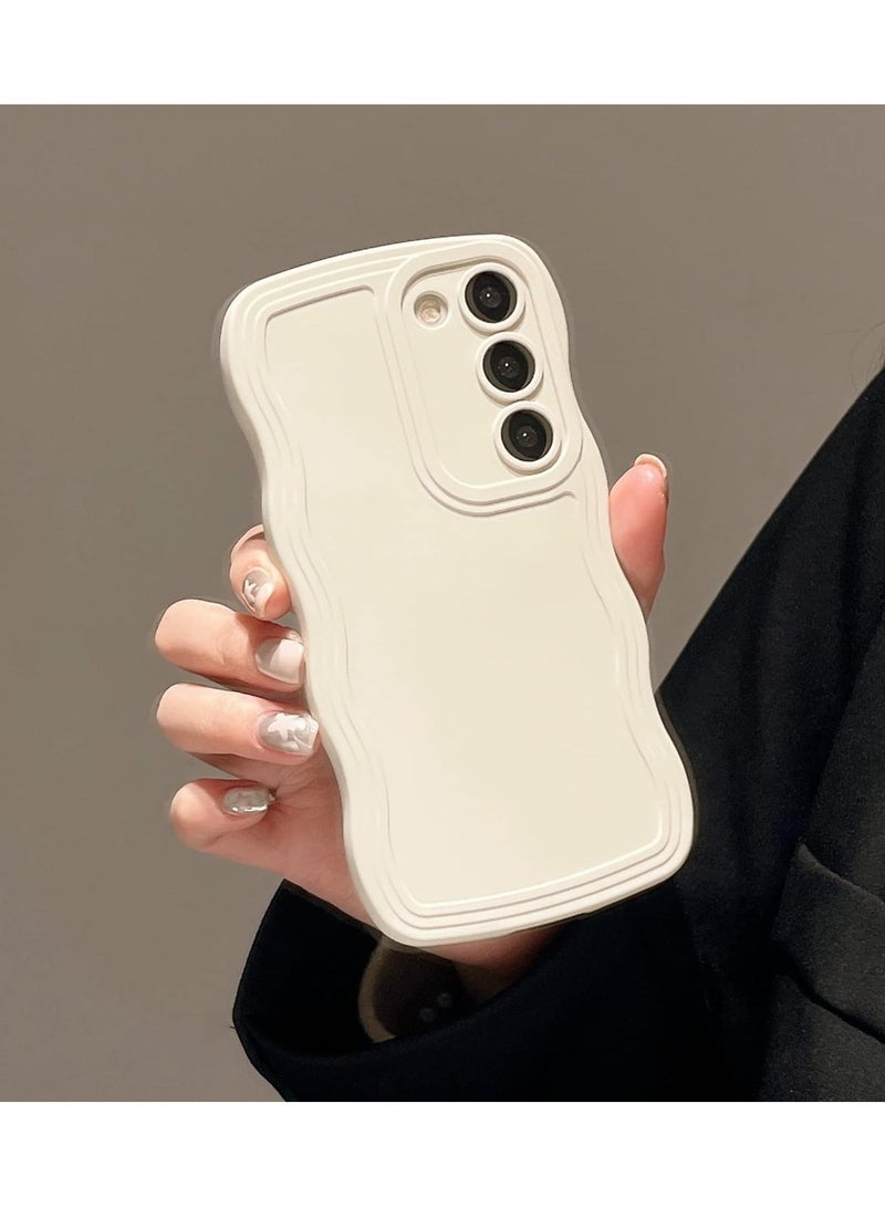 general Samsung Galaxy A35 5G Phone Case, Cute Wave Frame Slim Fit Shock Resistant Phone Bumper Cover Soft Beautiful Curly Wave Case Scratch Resistant TPU Case - Image 1