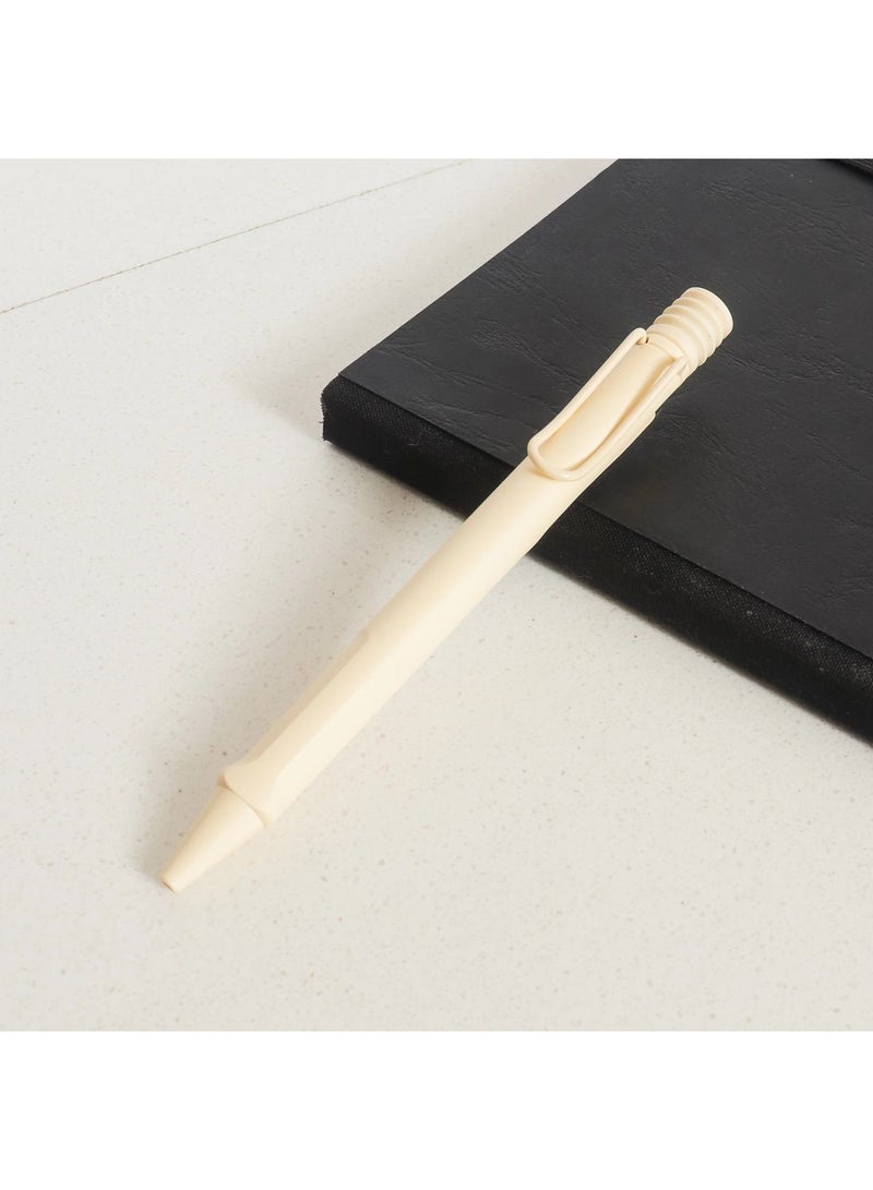 LAMY قلم حبر جاف سفاري طرف متوسط حبر أسود برميل كريمي مريح - Image 4