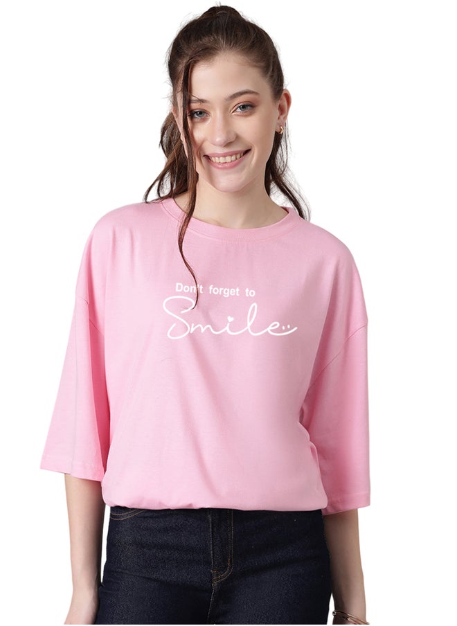 Kotty Slogan Print Short Sleeve Oversized T-Shirt  - Image 1