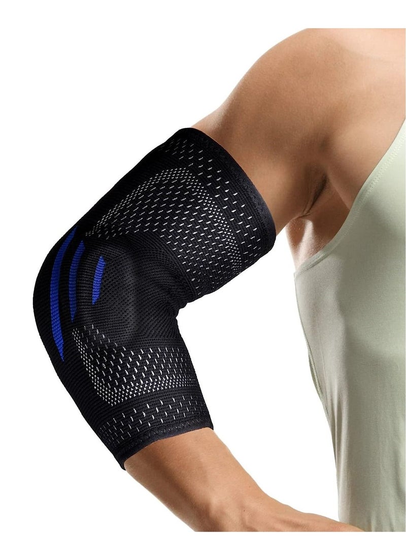 SYOSI 2 in 1 Tennis Elbow Brace for Men Women Compression Sleeve with Integrated Elbow Pads Breathable Tendonitis elbow Support Protector for Sports Golfer's Elbow Arthritis Treatment Reduce Joint Pain (S) - Image 1