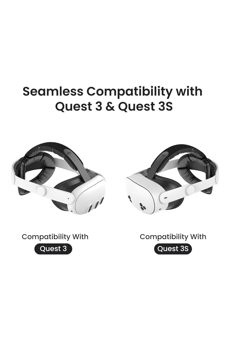 KIWI design K4 Comfort Head Strap Compatible with Meta Quest 3/Quest 3S - Image 4