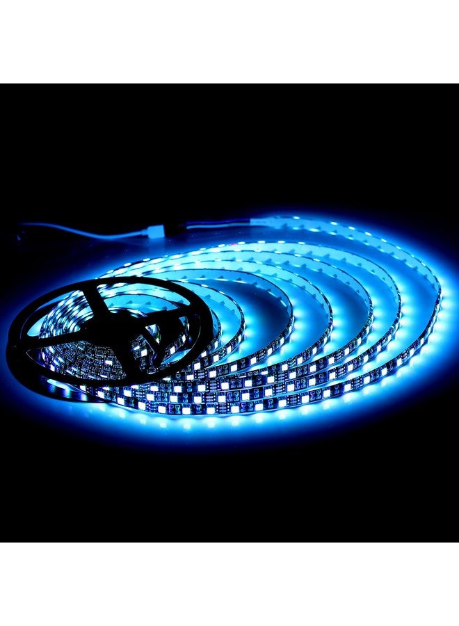 سوبر نايت شريط إضاءة SUPERNIGHT 5050 RGB بطول 16.4 قدم، مقاوم للماء، أسود، PCB، 300 مصباح LED متغير اللون لغرفة النوم، وعيد الميلاد، وديكور الهالوين - Image 4