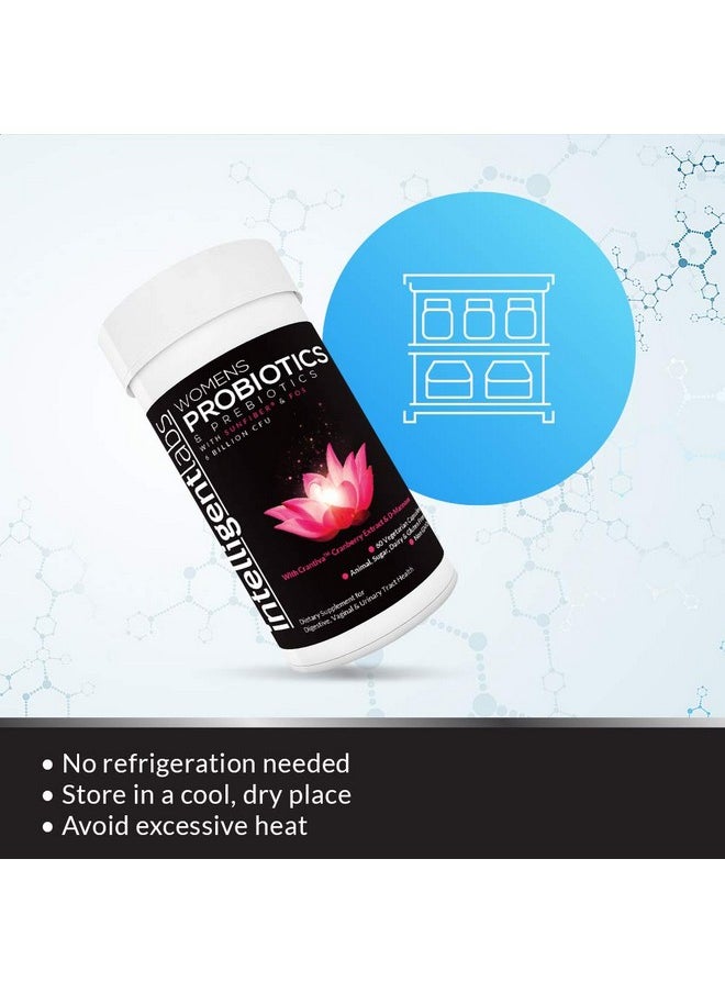 Intelligent Labs Women Probiotics Formula With Cranberry Extract Dmannose And Prebiotics All In One! 6 Billion Cfu Probiotic One Capsule A Day 2 Months Supply Per Bottle  - Image 5