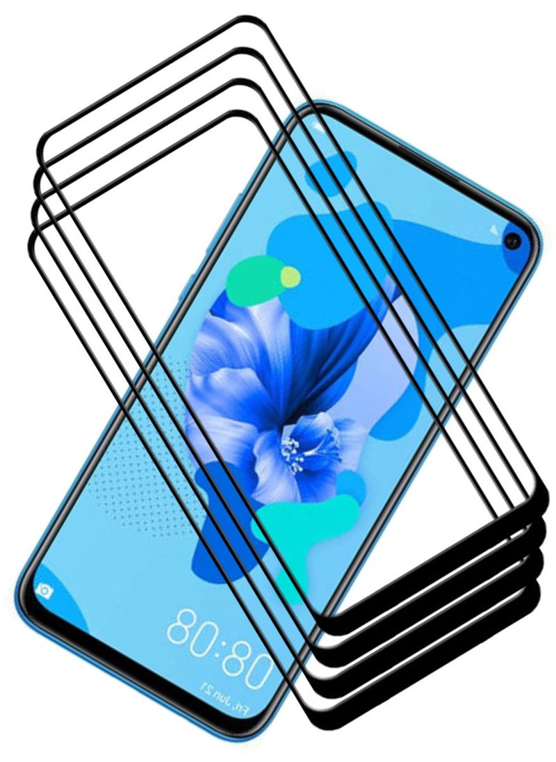 ACLIX 4 Pieces Antistatic ESD Dustproof Premium Quality High Definition Tempered Glass Screen Protector Designed For Huawei nova 5i - Image 1