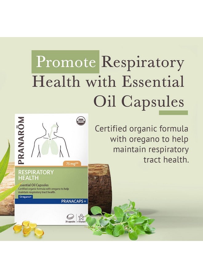 Pranarom - Respiratory Health Pranacaps with Oregano & Lemon Essential Oil - 30 Count - Image 2