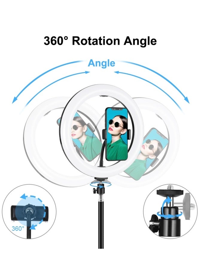 PULUZ - Puluz 10inch Led Ring Vlogging Photography Video Light Kits Live Broadcast USB 3 MODES DIMMABLE WITH 1.1M TRIPOD MOUNT PKT3035 - Image 1