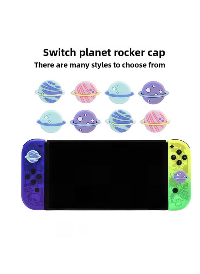 Generic - For Switch Planet Rocker Cap NS/Lite Rocker Cap Button Cap Joycon Silicone Cap-Product Color:2 - Image 1