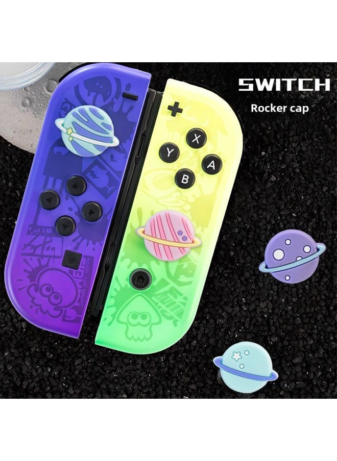 Generic - For Switch Planet Rocker Cap NS/Lite Rocker Cap Button Cap Joycon Silicone Cap-Product Color:2 - Image 1