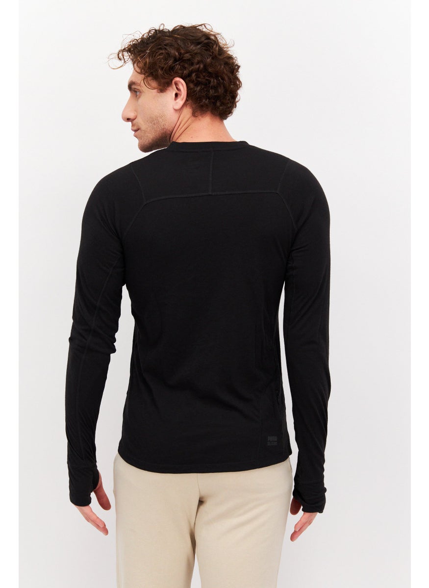 PUMA - Men Sportswear Fit Long Sleeve Training T Shirt, Black - Image 1