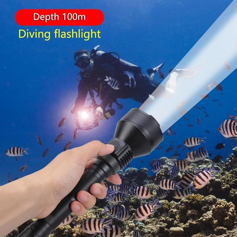 Rechargeable P50 LED Flashlight Powerful Handheld Torch for Outdoor Camping - Image 4