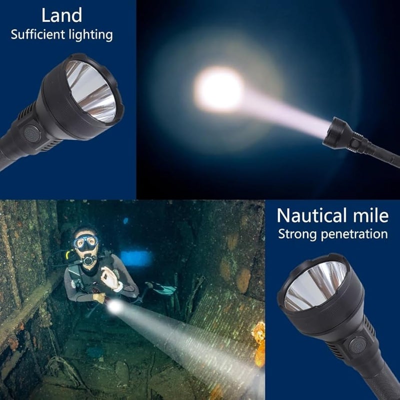 Rechargeable P50 LED Flashlight Powerful Handheld Torch for Outdoor Camping - Image 5