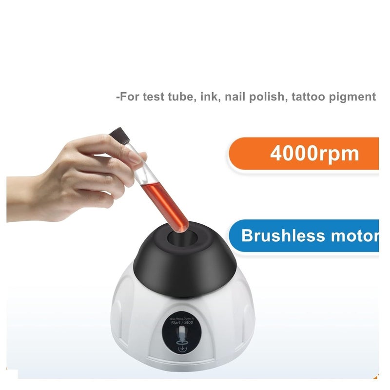 Magnetic Stirrer, Laboratory Mixer 4000rpm Mini Ink Adjustable Speed ​​Orbital Samples Pigment Bottle,Laboratory - Image 2