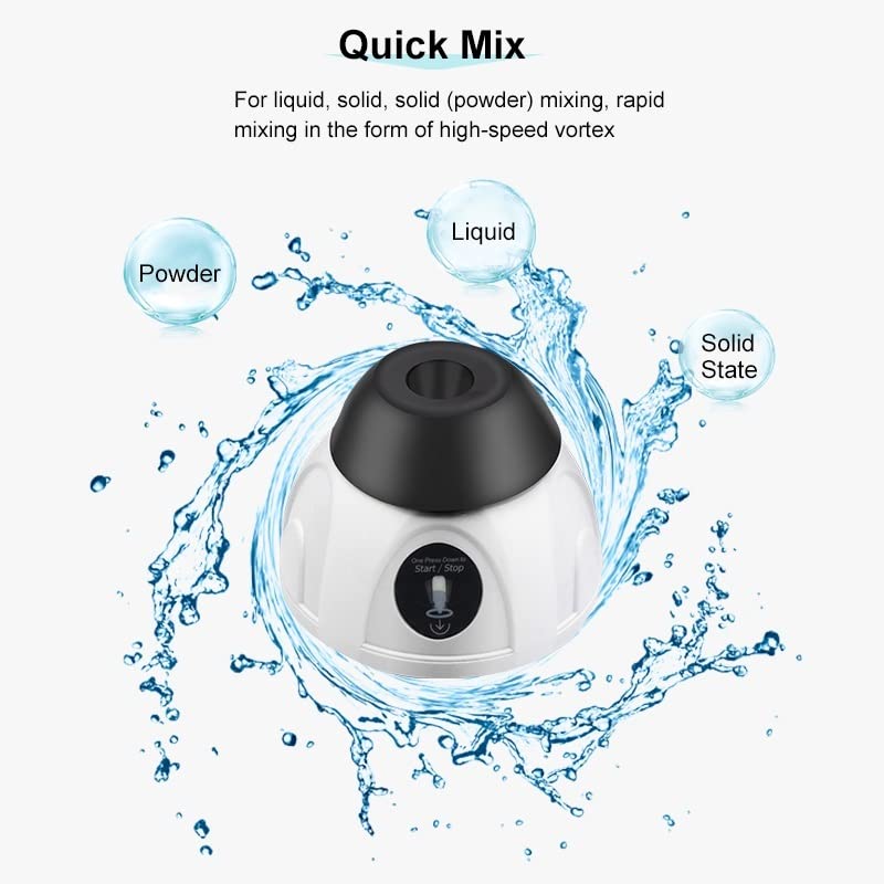 Magnetic Stirrer, Laboratory Mixer 4000rpm Mini Ink Adjustable Speed ​​Orbital Samples Pigment Bottle,Laboratory - Image 4