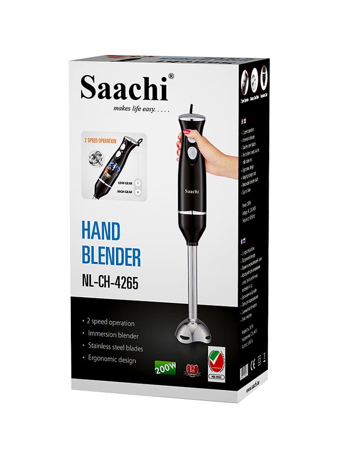 Saachi Hand Blender NL-CH-4265-BK Black - Image 3