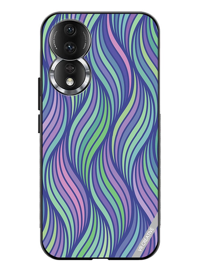 VR CREATIVE Protective Case Cover For Honor 80 Strips Design Multicolour - Image 1