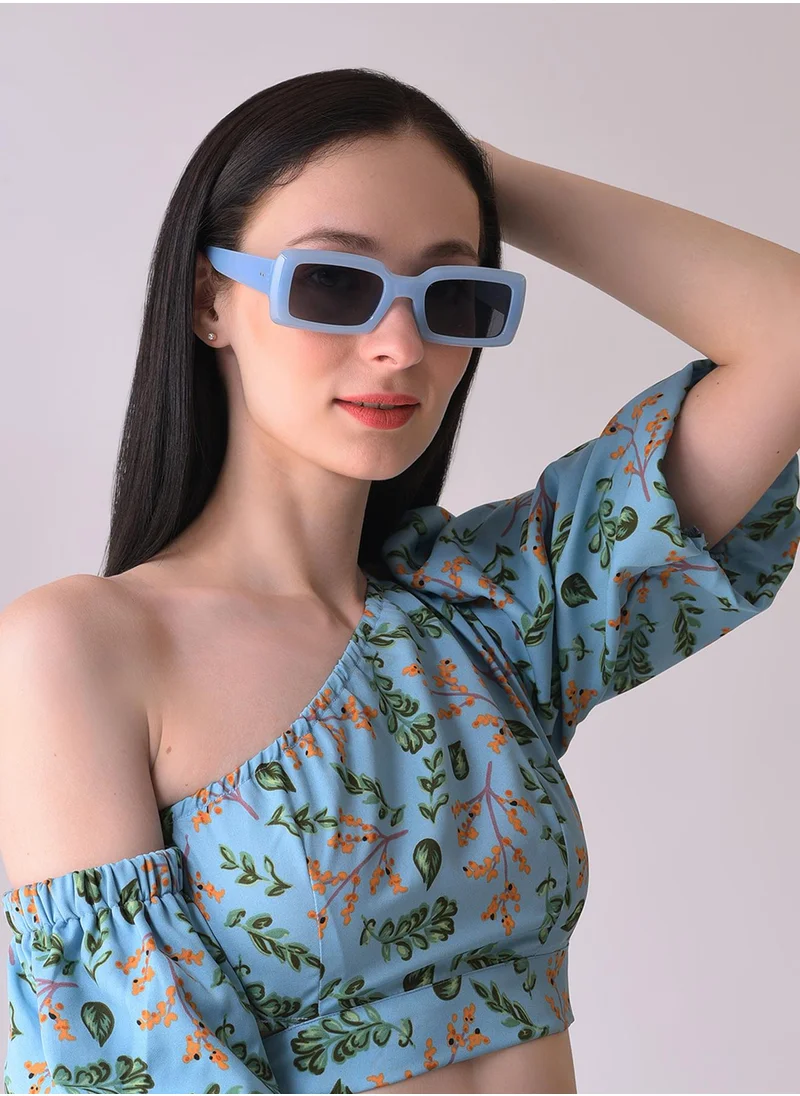 Haute Sauce Black Lens Blue Wayfarer Sunglasses