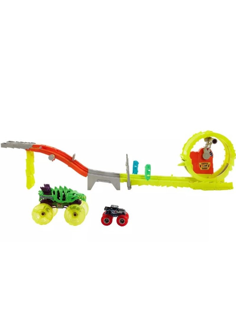 Hot Wheels HotWheels Monster Truck Power Smashers - Charge And Chase Challenge - Image 2