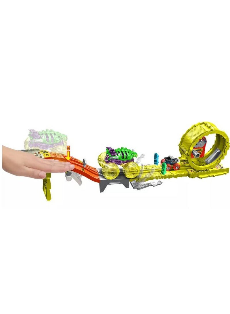 Hot Wheels HotWheels Monster Truck Power Smashers - Charge And Chase Challenge - Image 3