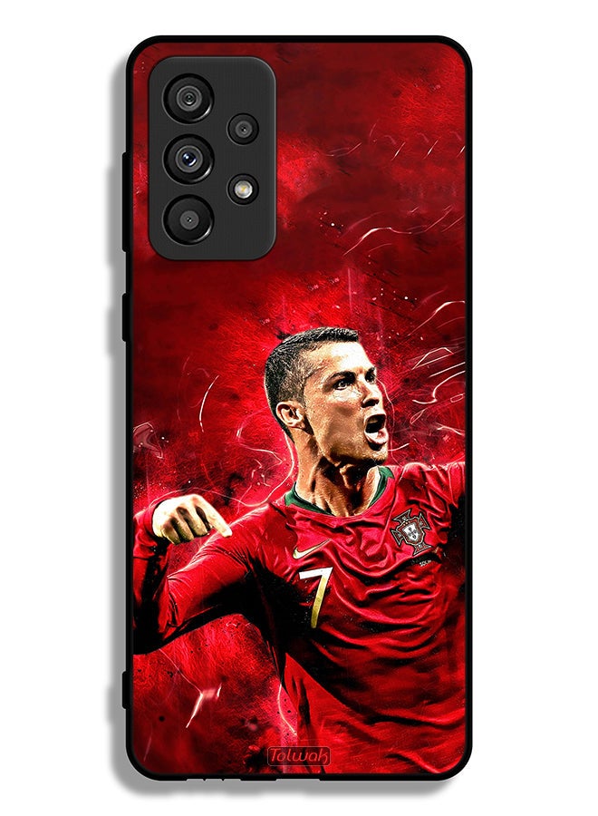 Tolwak Samsung Galaxy A73 5G Protective Case Cover Cristiano Ronaldo - Image 1