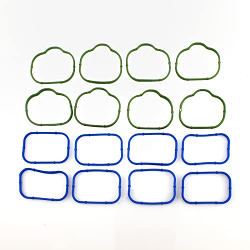 ANP PUAUTO Intake Manifold Upper and Lower Gasket Set Fits for Chrysler 200 300 Town and Country 2011-2016 Dodge Avenger Challenger Charger Durango Jeep Grand Cherokee VW Routan Replaces 16pcs - Image 1