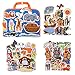 CHEFAN 4 Pack Felt Board Bible Stories Set Flannel Board Stories Include Noahs Ark Jonah and The Whale David and Goliath The Nativity of Jesus 50 pcs Precut Flannel Graph Bible Toys for Kids - Image 3