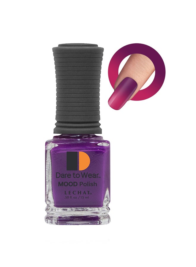 Lechat Color Changing Nail Polish 15ml Glossy Super Shine Nail Lacquer 15ml Fast Dry Long Lasting Nail Enamel Temperature Change Mood Color Polish Nail Art No Need UV LED Lamp No curing Manicure Nail Paint - Image 1