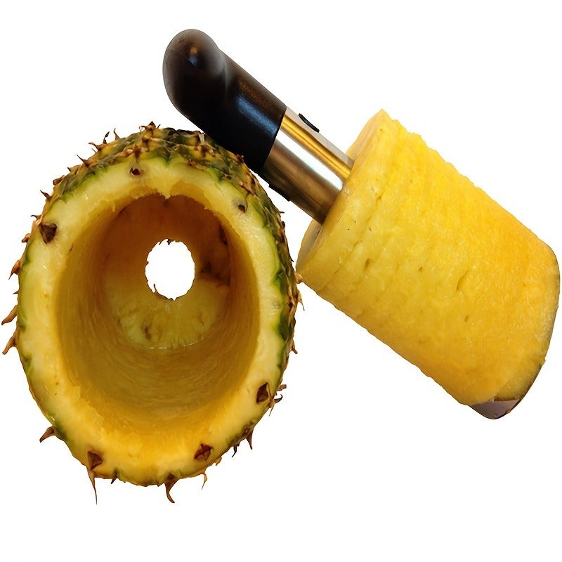 PETO Stainless Steel Fruit Cutter with Adjustable Blade - Ergonomic Handle for Pineapple, Watermelon, Mango - Durable Kitchen Tool for Home, Hotel & Restaurant Use - Image 3