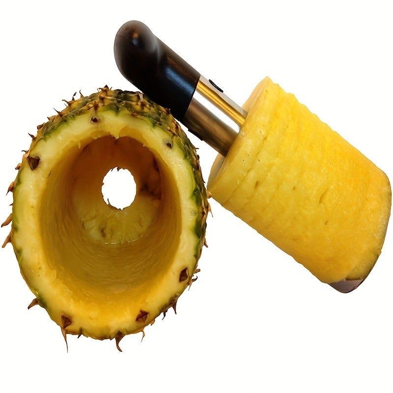 PETO Stainless Steel Fruit Cutter with Adjustable Blade - Ergonomic Handle for Pineapple, Watermelon, Mango - Durable Kitchen Tool for Home, Hotel & Restaurant Use - Image 5