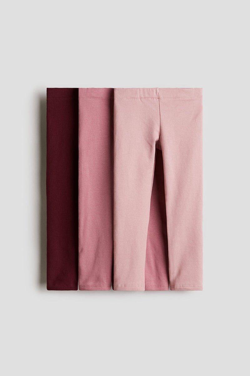 H&M 3-Pack Heavy Jersey Leggings - Image 1