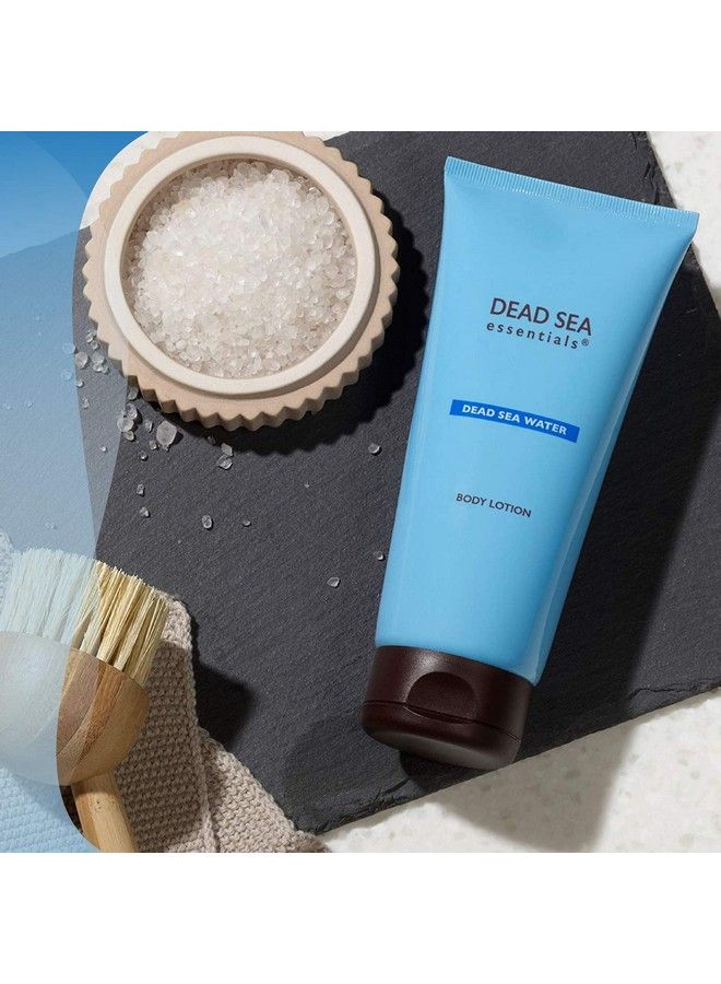 Dead Sea Essentials Hydrating Body Lotion Dry Skin Remedy Vegan Moisturizer Antiaging Treatment Cruelty Free 6.76 Fl Oz 200 Ml - Image 3