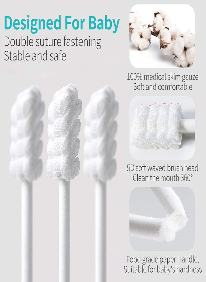dearlomum 48PCS Baby Tongue Cleaner Newborn Toothbrush - Image 3