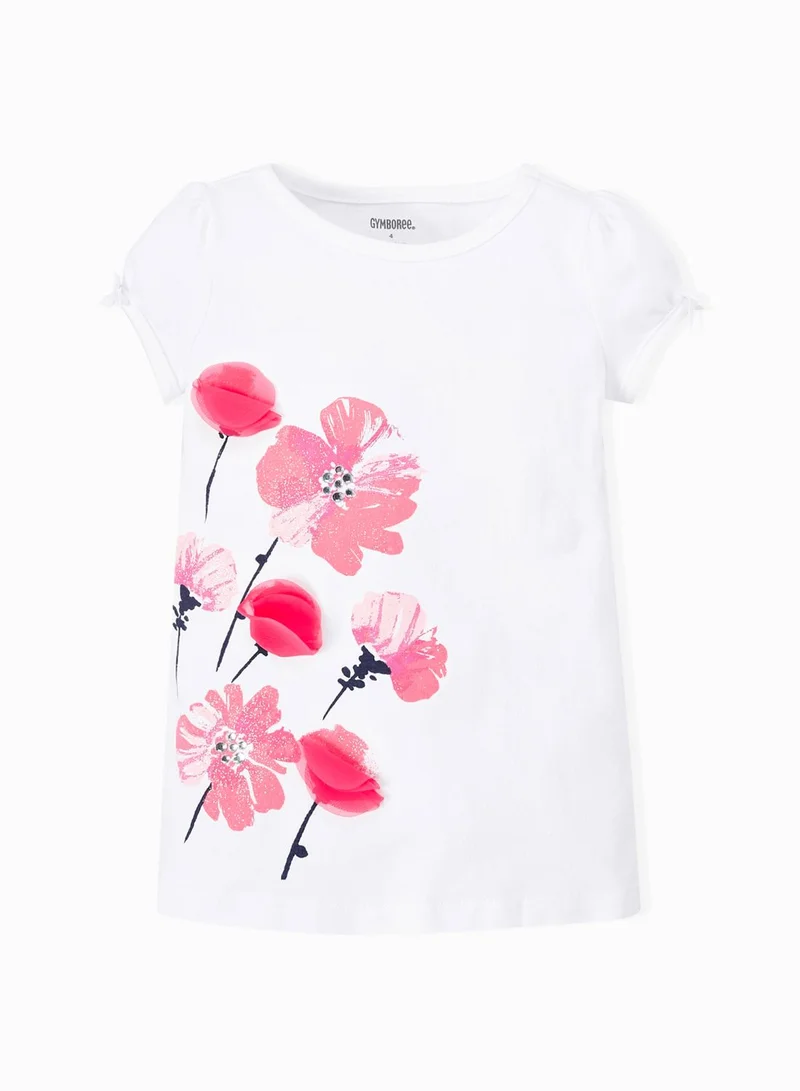 GYMBOREE Sparkle Poppy Tee