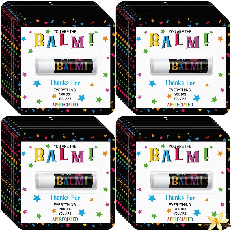 15 Pack Employee Appreciation Gifts Bulk Lip Balms Teacher Staff Team Thank You Gifts Youre the Balm Fall Thanksgiving Christmas Appreciation Party Favors for Coworkers Women Men Volunteer