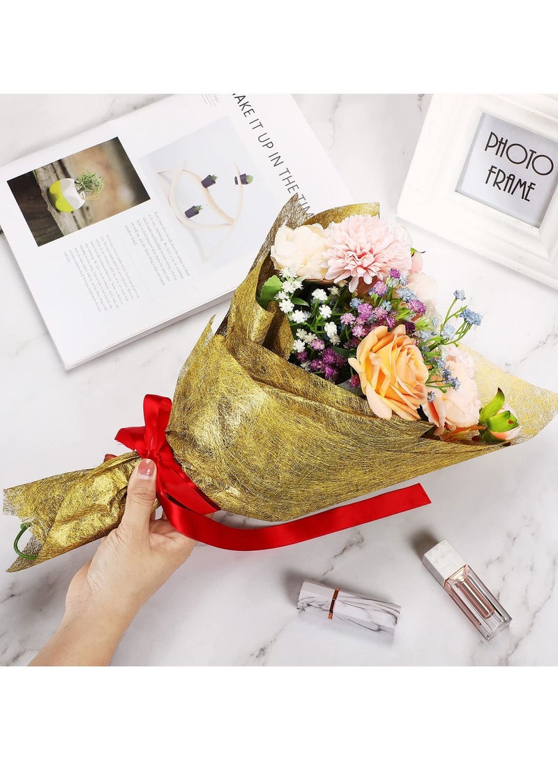 KASTWAVE Table Runner Gold, Glitter Metallic Table Runner Roll 12 In x 36 Ft Gold Runner for Table, Event Party Supplies, Wedding, Birthday, Banquets, Graduation, Party Table Decorations - Image 3